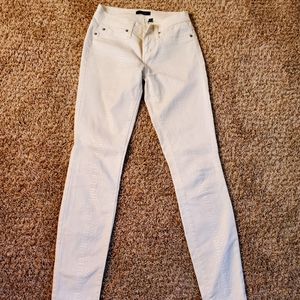 Bebe Creme Snakeskin Pants size 26